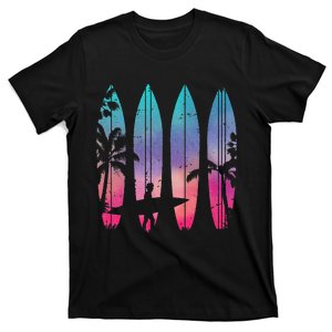 Tropical Beach Surf Surfboard Surfing Surfer Ocean Surfing T-Shirt