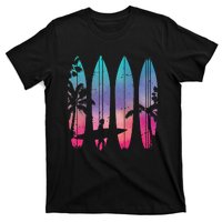 Tropical Beach Surf Surfboard Surfing Surfer Ocean Surfing T-Shirt