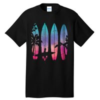 Tropical Beach Surf Surfboard Surfing Surfer Ocean Surfing Tall T-Shirt