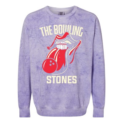 The Bowling Stones Bowling Colorblast Crewneck Sweatshirt