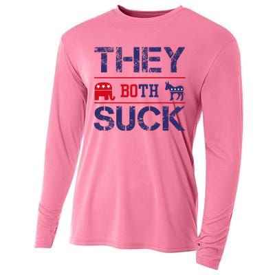 They Both Suck Anti Political Cooling Performance Long Sleeve Crew