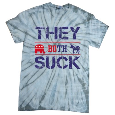 They Both Suck Anti Political Tie-Dye T-Shirt