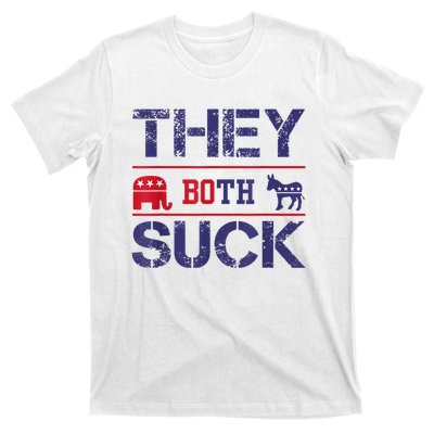 They Both Suck Funny Anti Political Party Libertarian T-Shirt