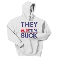 They Both Suck Funny Anti Political Party Libertarian Kids Hoodie