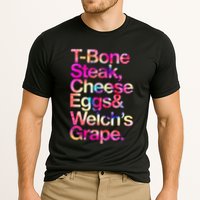 T Bone Steak Cheese Eggs WelchS Grape Performance Shirt