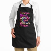 T Bone Steak Cheese Eggs WelchS Grape Apron