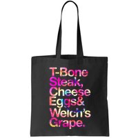 T Bone Steak Cheese Eggs WelchS Grape Bag