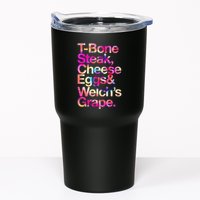 T Bone Steak Cheese Eggs WelchS Grape Tumbler