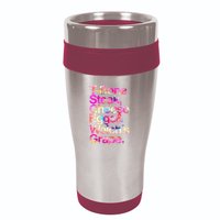 T Bone Steak Cheese Eggs WelchS Grape 16oz Travel Tumbler