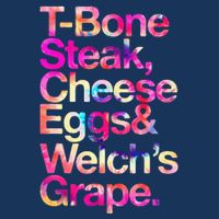 T Bone Steak Cheese Eggs WelchS Grape Infant Baby Jersey Bodysuit