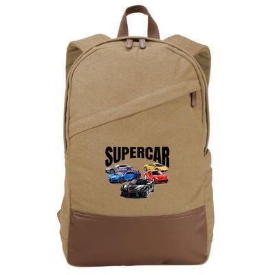 The Best Supercar Racing Fan On The Planet Cotton Canvas Backpack