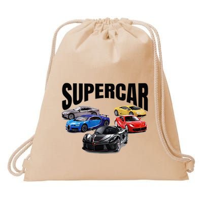 The Best Supercar Racing Fan On The Planet Drawstring Bag