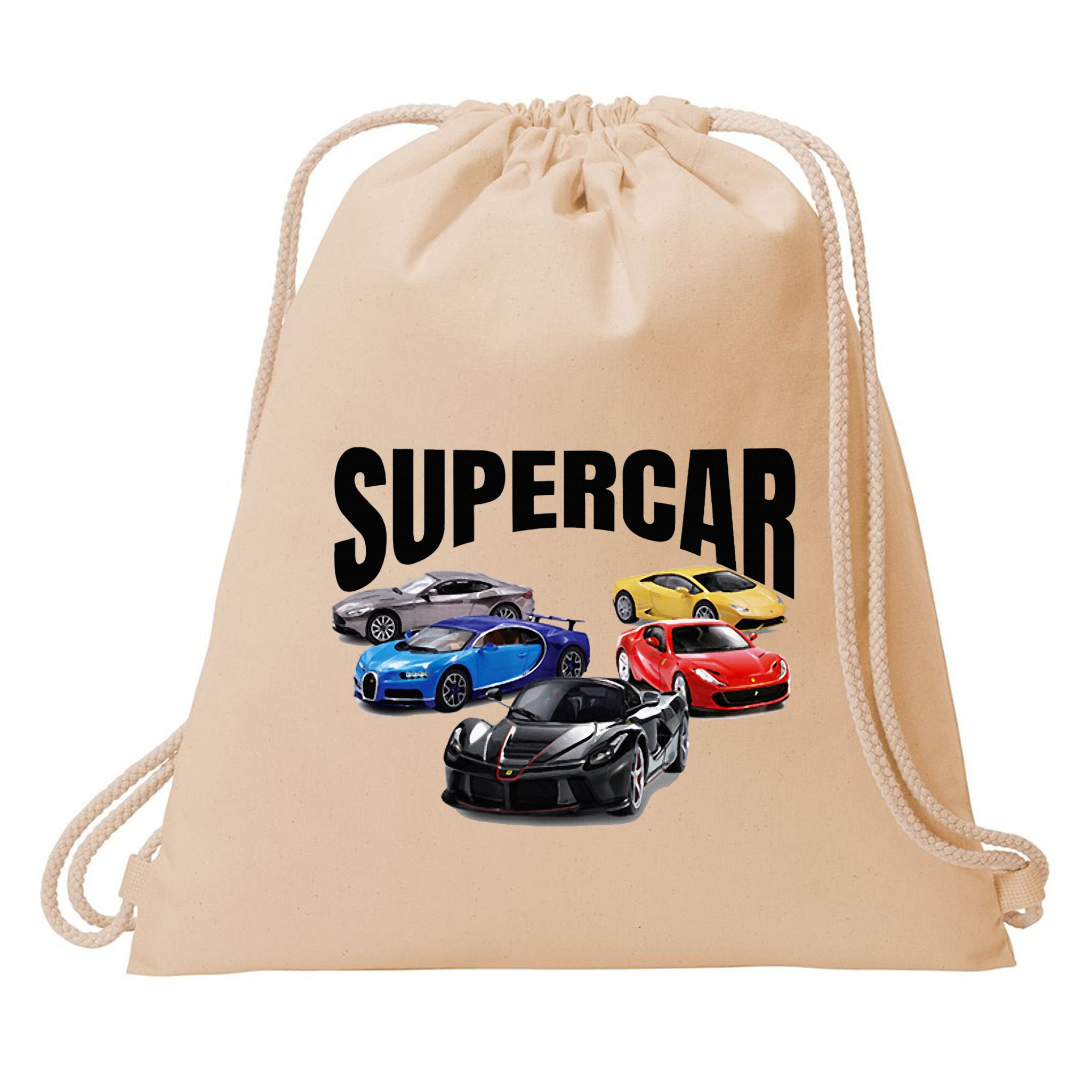 The Best Supercar Racing Fan On The Planet Drawstring Bag