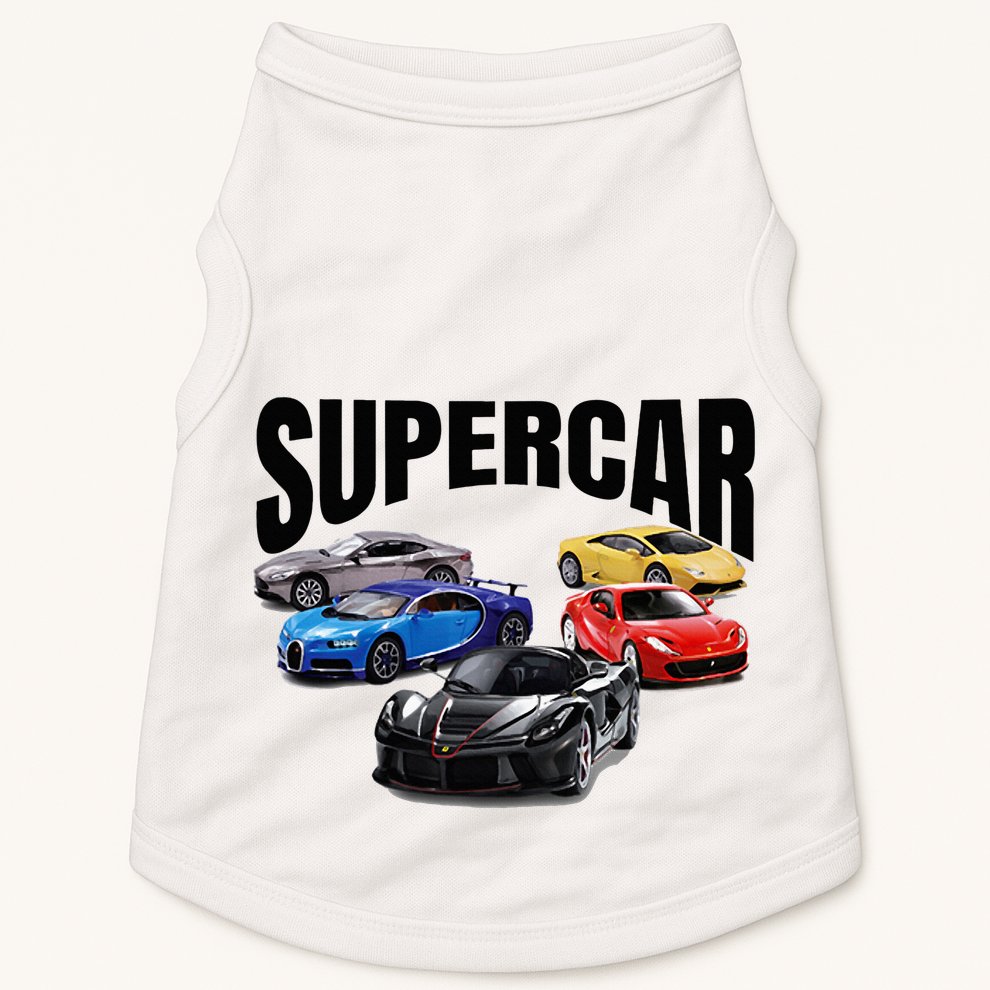 The Best Supercar Racing Fan On The Planet Doggie Tank