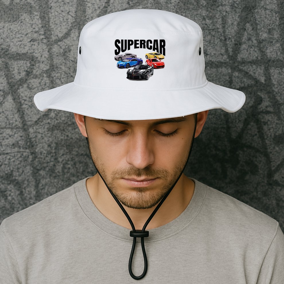 The Best Supercar Racing Fan On The Planet Bucket Hat