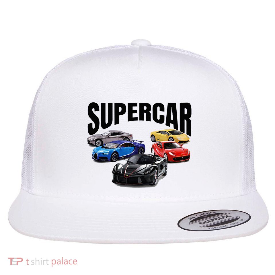 The Best Supercar Racing Fan On The Planet Flat Bill Trucker Hat