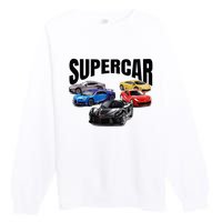 The Best Supercar Racing Fan On The Planet Premium Crewneck Sweatshirt