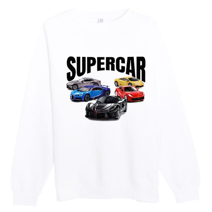 The Best Supercar Racing Fan On The Planet Premium Crewneck Sweatshirt