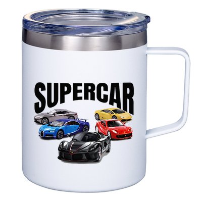 The Best Supercar Racing Fan On The Planet 12oz Stainless Steel Coffee Mug
