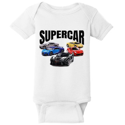 The Best Supercar Racing Fan On The Planet Baby Bodysuit
