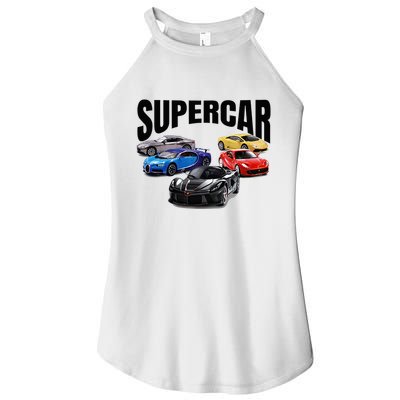 The Best Supercar Racing Fan On The Planet Women's Perfect Tri Rocker Tank