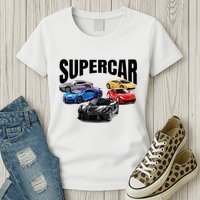 The Best Supercar Racing Fan On The Planet Womens T-Shirt