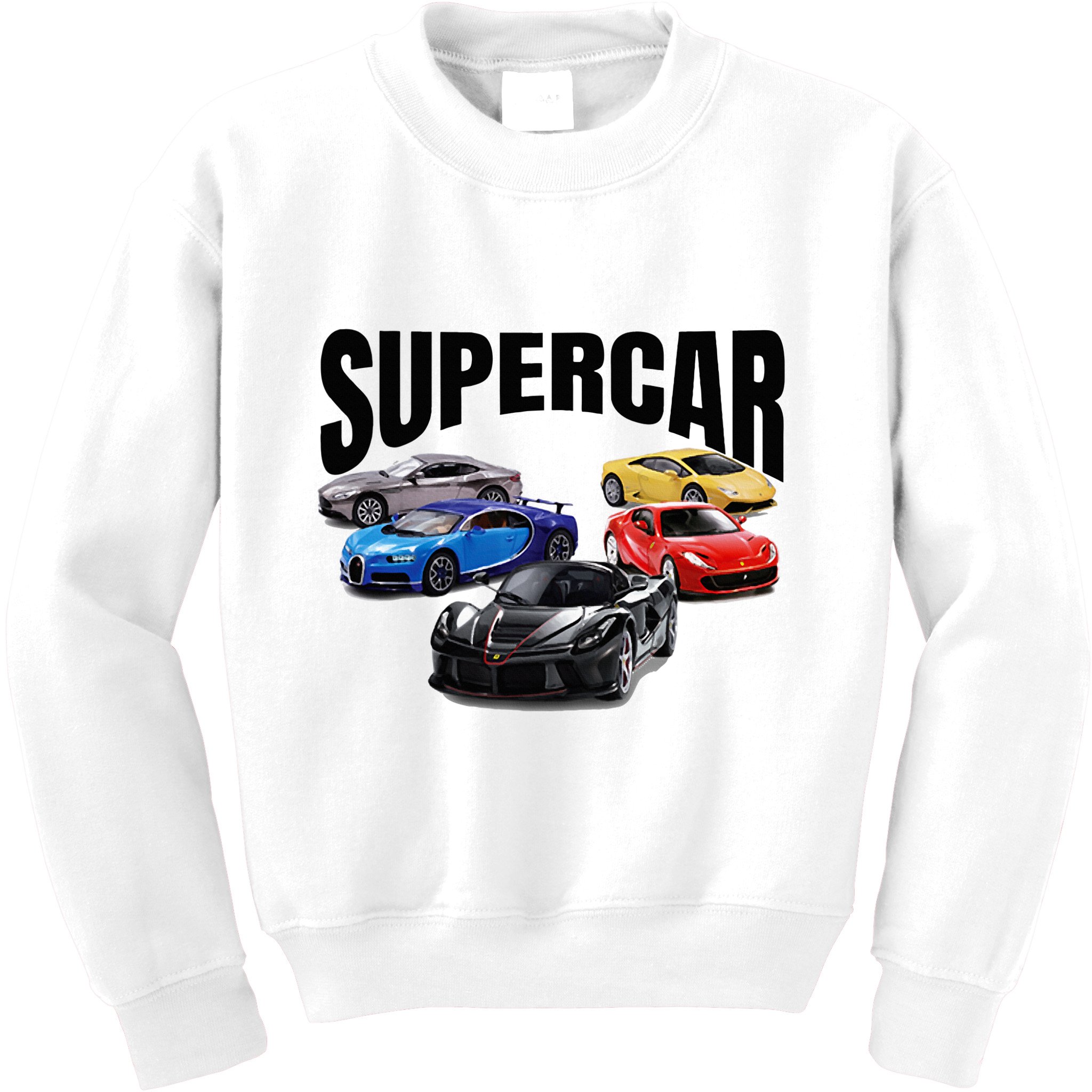 The Best Supercar Racing Fan On The Planet Kids Sweatshirt