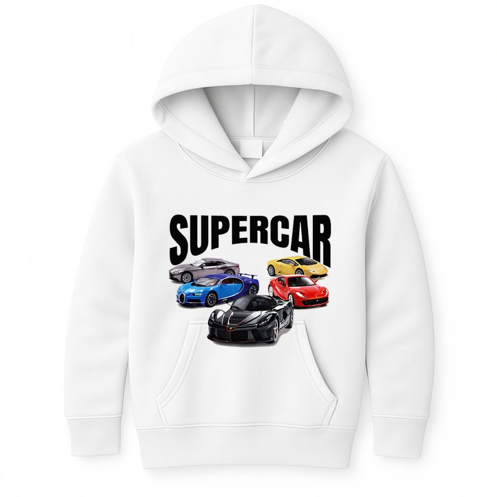 The Best Supercar Racing Fan On The Planet Kids Hoodie