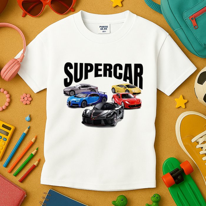 The Best Supercar Racing Fan On The Planet Kids T-Shirt