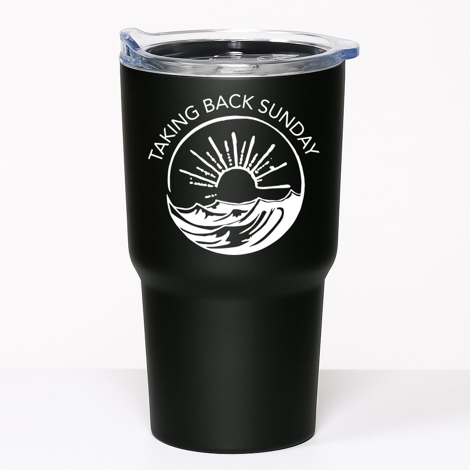 Taking Back Sunday Ice Creamm Sundaee Tumbler