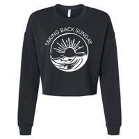 Taking Back Sunday Ice Creamm Sundaee Cropped Pullover Crew