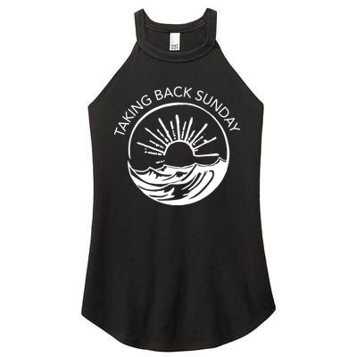 Taking Back Sunday Ice Creamm Sundaee Women's Perfect Tri Rocker Tank