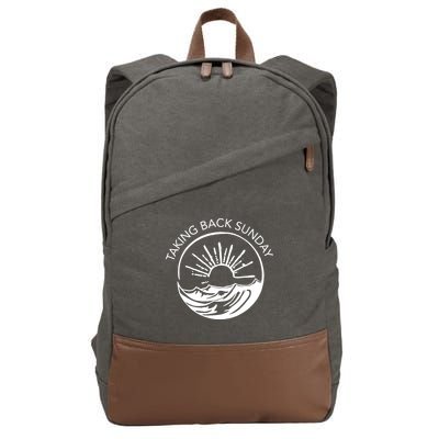 Taking Back Sunday Ice Creamm Sundaee Cotton Canvas Backpack