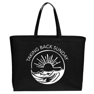 Taking Back Sunday Ice Creamm Sundaee Cotton Canvas Jumbo Tote