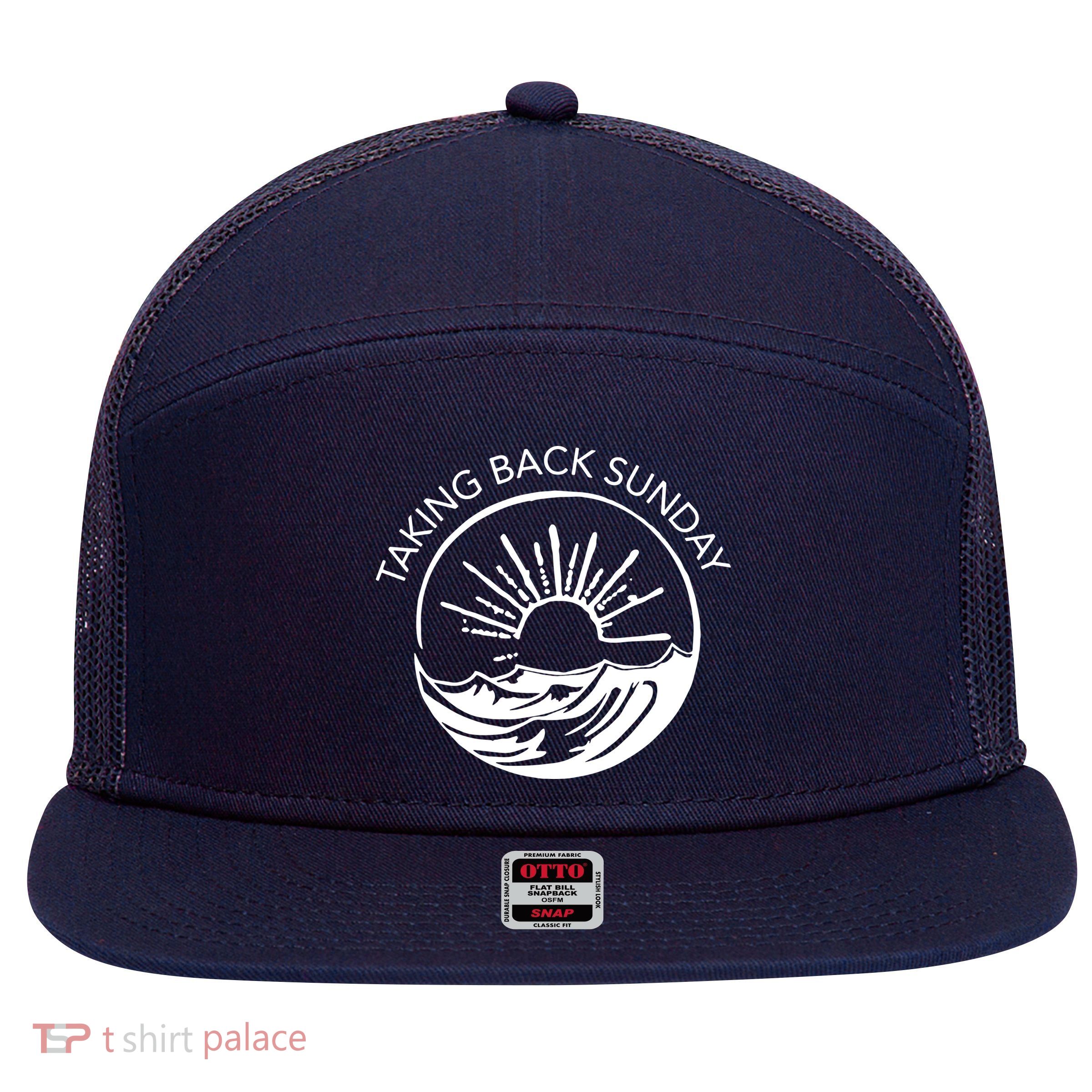 Taking Back Sunday Ice Creamm Sundaee 7 Panel Mesh Trucker Snapback Hat