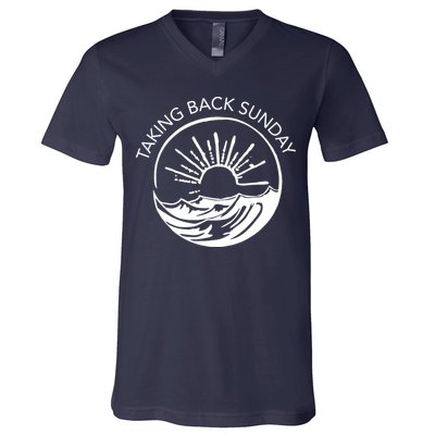 Taking Back Sunday Ice Creamm Sundaee V-Neck T-Shirt