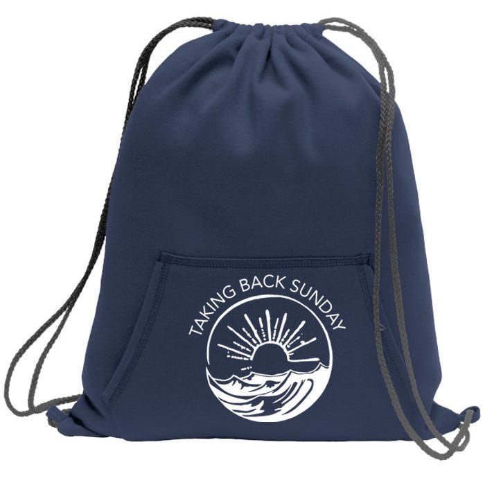 Taking Back Sunday Ice Creamm Sundaee Sweatshirt Cinch Pack Bag