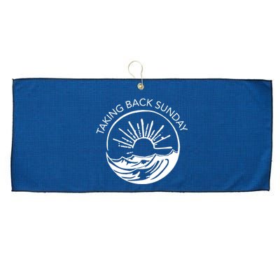 Taking Back Sunday Ice Creamm Sundaee Large Microfiber Waffle Golf Towel