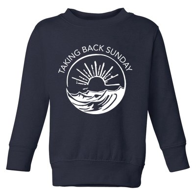 Taking Back Sunday Ice Creamm Sundaee Toddler Sweatshirt