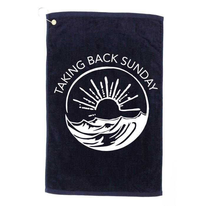 Taking Back Sunday Ice Creamm Sundaee Golf Towel