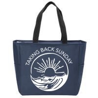 Taking Back Sunday Ice Creamm Sundaee Zip Tote Bag