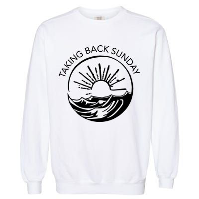 Taking Back Sunday Ice Creamm Sundaee Garment-Dyed Sweatshirt