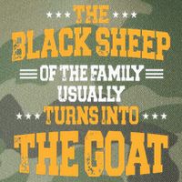 The Black S.H.E.E.P Of The Family Usually Turns Into The Goat Legacy Tie Dye Trucker Hat