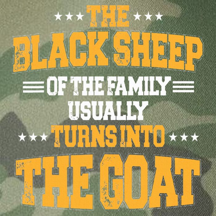 The Black S.H.E.E.P Of The Family Usually Turns Into The Goat Legacy Tie Dye Trucker Hat