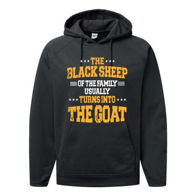 The Black S.H.E.E.P Of The Family Usually Turns Into The Goat Performance Fleece Hoodie