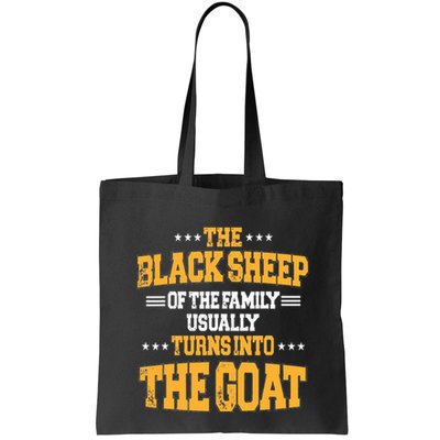 The Black S.H.E.E.P Of The Family Usually Turns Into The Goat Bag