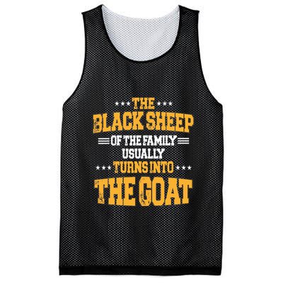 The Black S.H.E.E.P Of The Family Usually Turns Into The Goat Mesh Reversible Basketball Jersey Tank