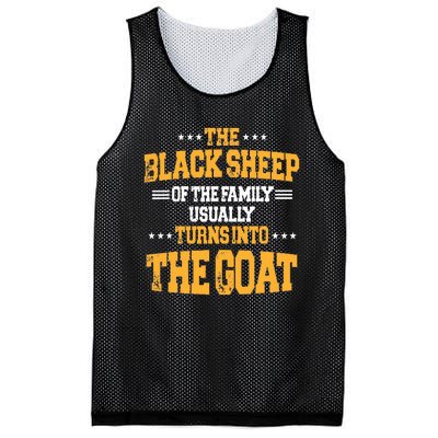 The Black S.H.E.E.P Of The Family Usually Turns Into The Goat Mesh Reversible Basketball Jersey Tank