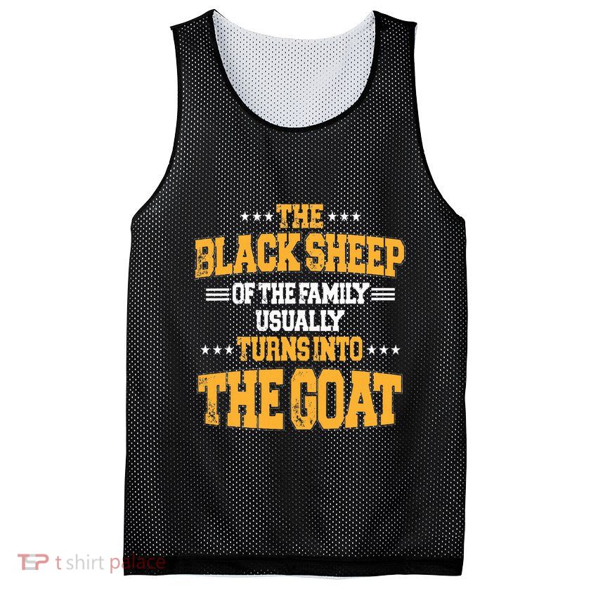 The Black S.H.E.E.P Of The Family Usually Turns Into The Goat Mesh Reversible Basketball Jersey Tank