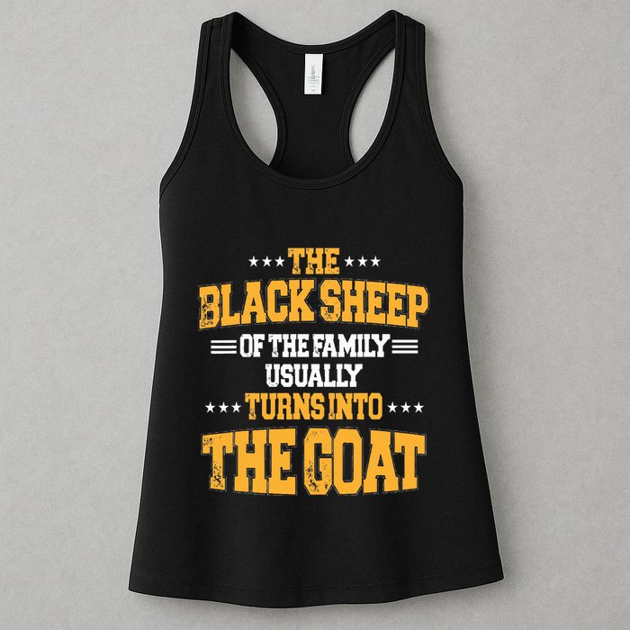 The Black S.H.E.E.P Of The Family Usually Turns Into The Goat Womens Tank Top